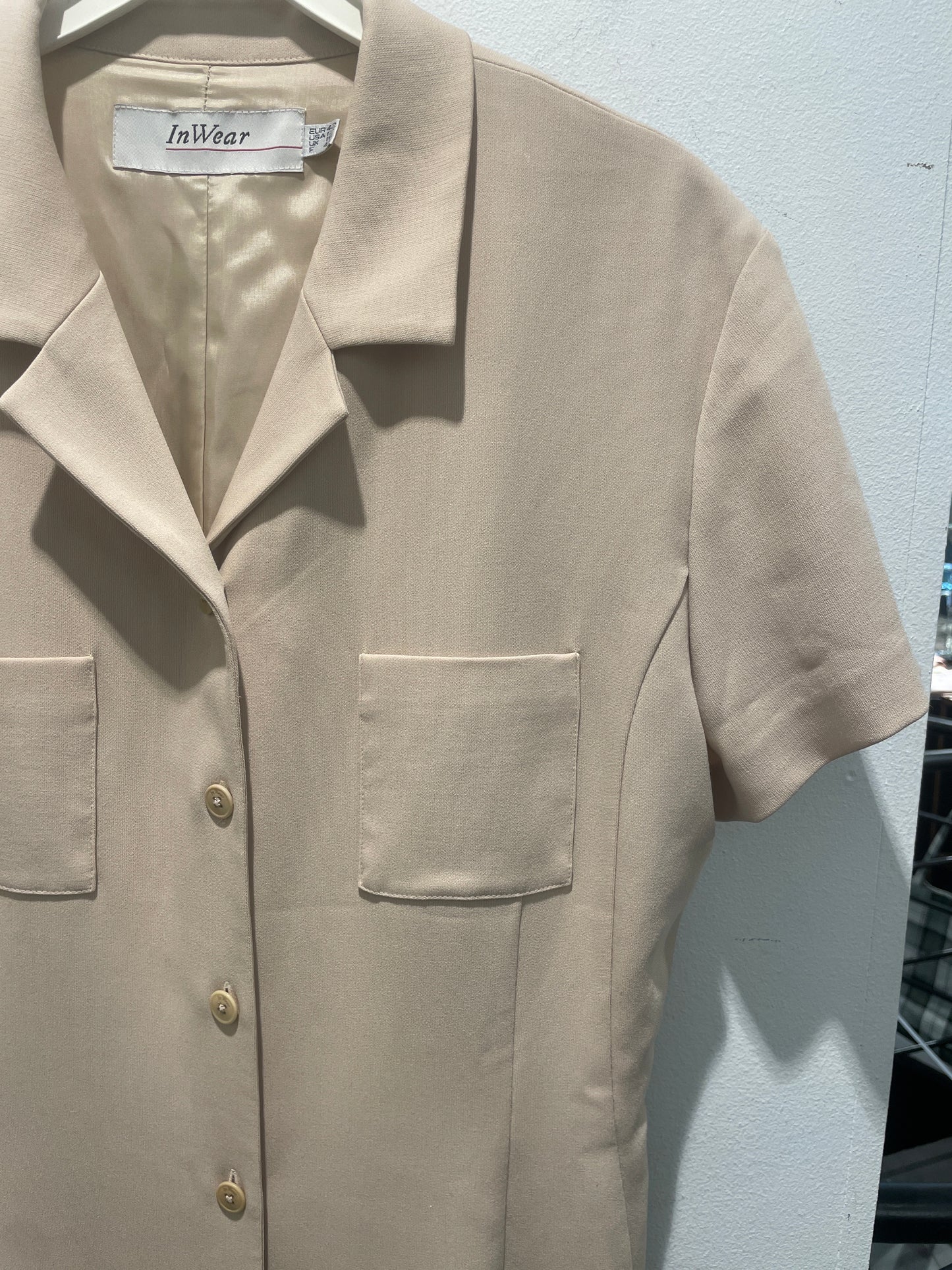 InWear Long Shirt Dress - sand/beige - EU42