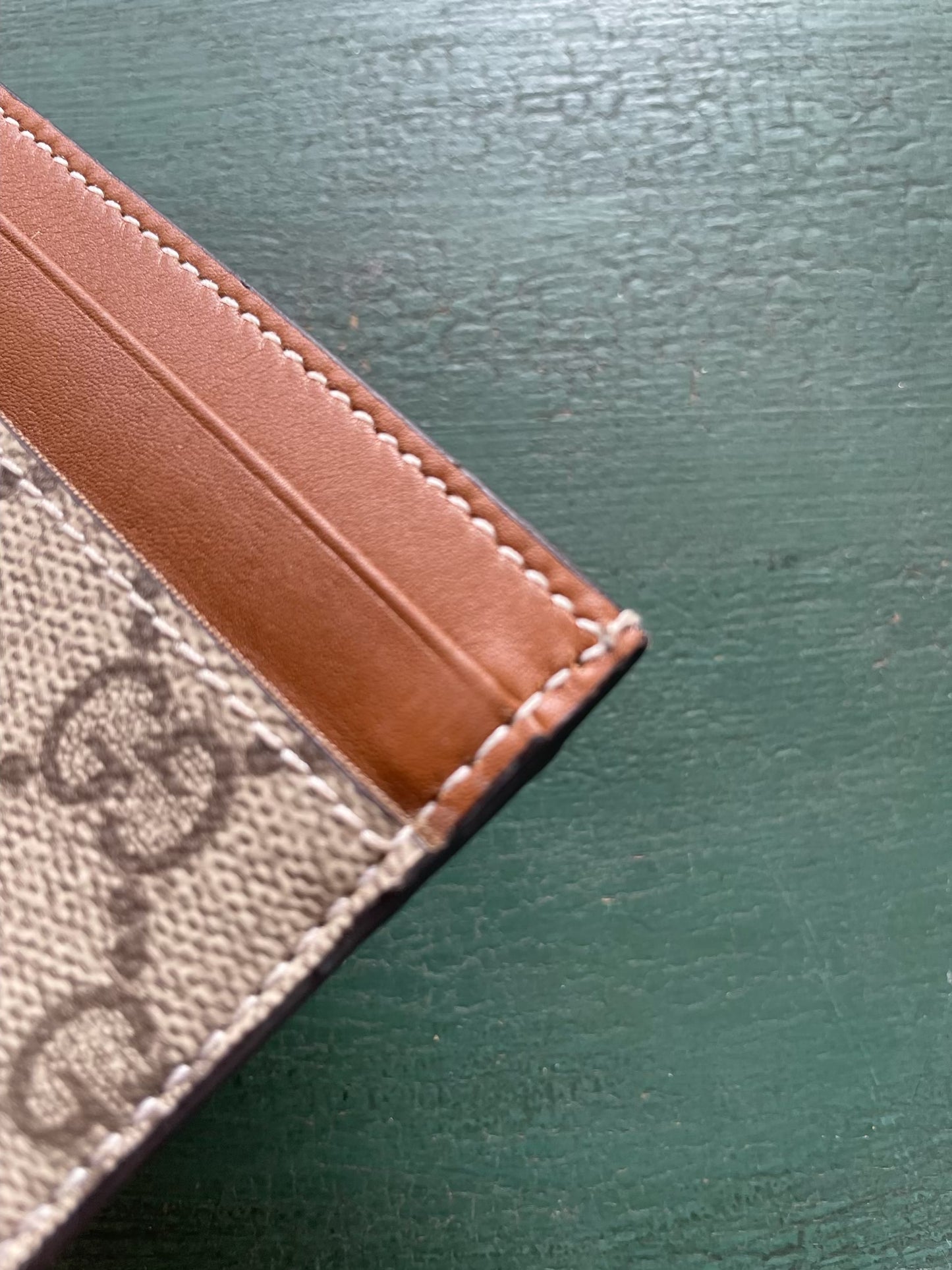 Gucci - Kortholder - Canvas og læder