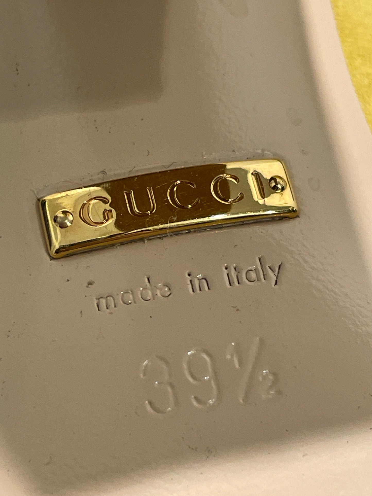 Gucci Marmont Fringe Suede Pumps – Size EU 39.5 / Yellow