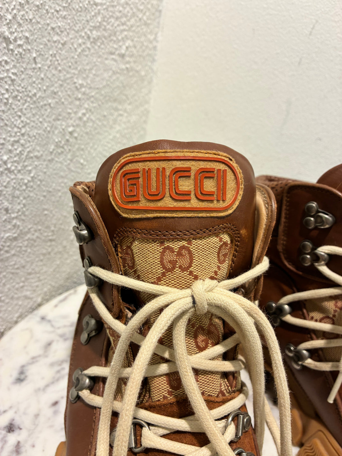 Gucci Boots – Brown with Chunky Soles - 39
