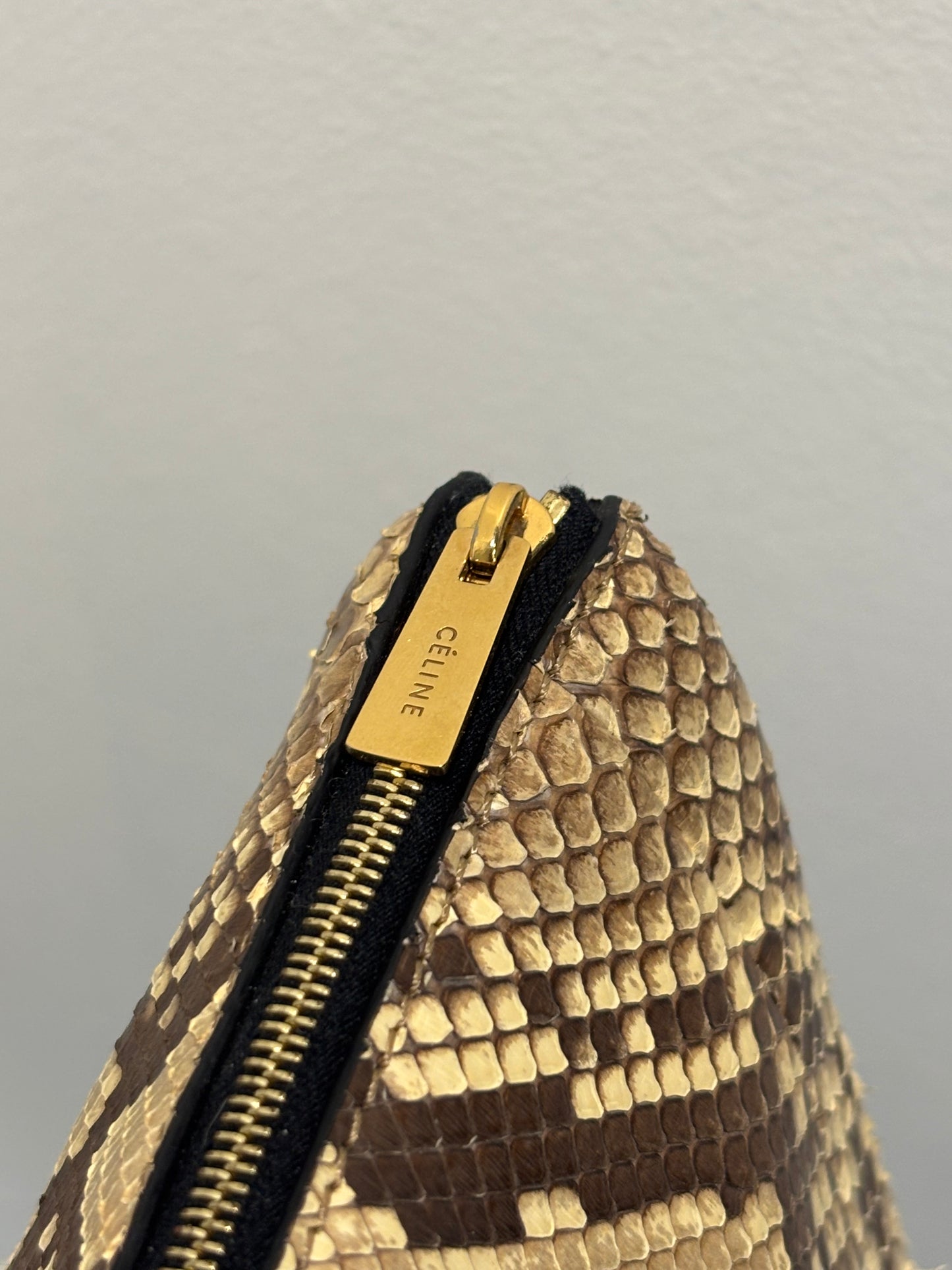 Celine - Python Bag - w. Gold Hardware - Medinas Wardrobe