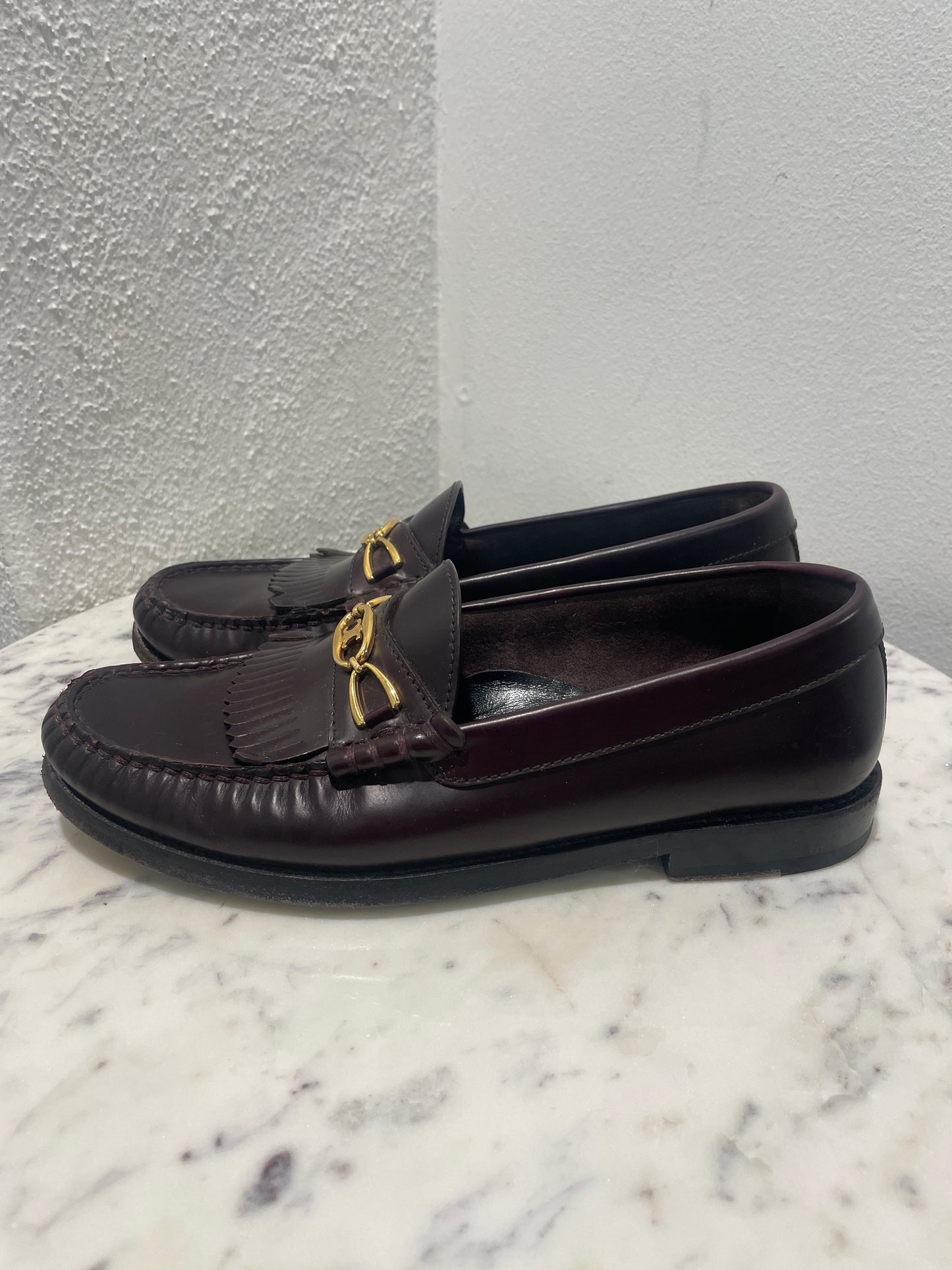Celine Margaret Loafers in Polished Leather - 36