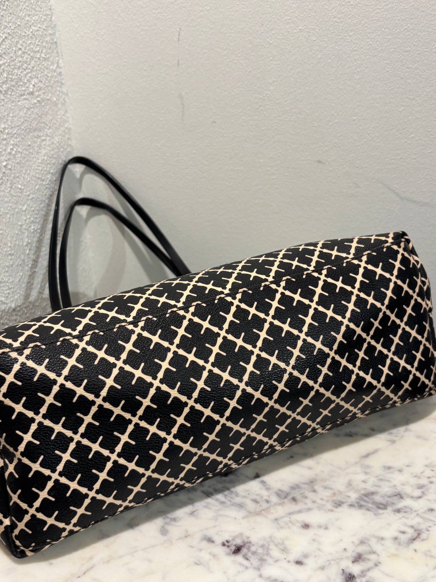Malene Birger - Tote - Black Monogram - Medinas Wardrobe