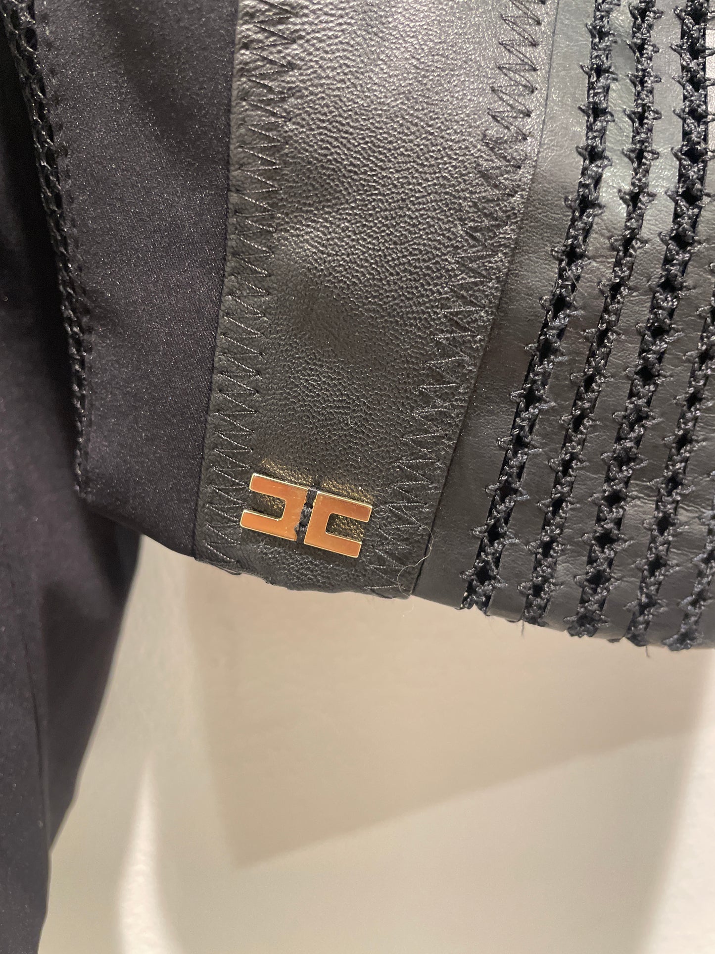 Elisabetta Franchi - leather jacket - S
