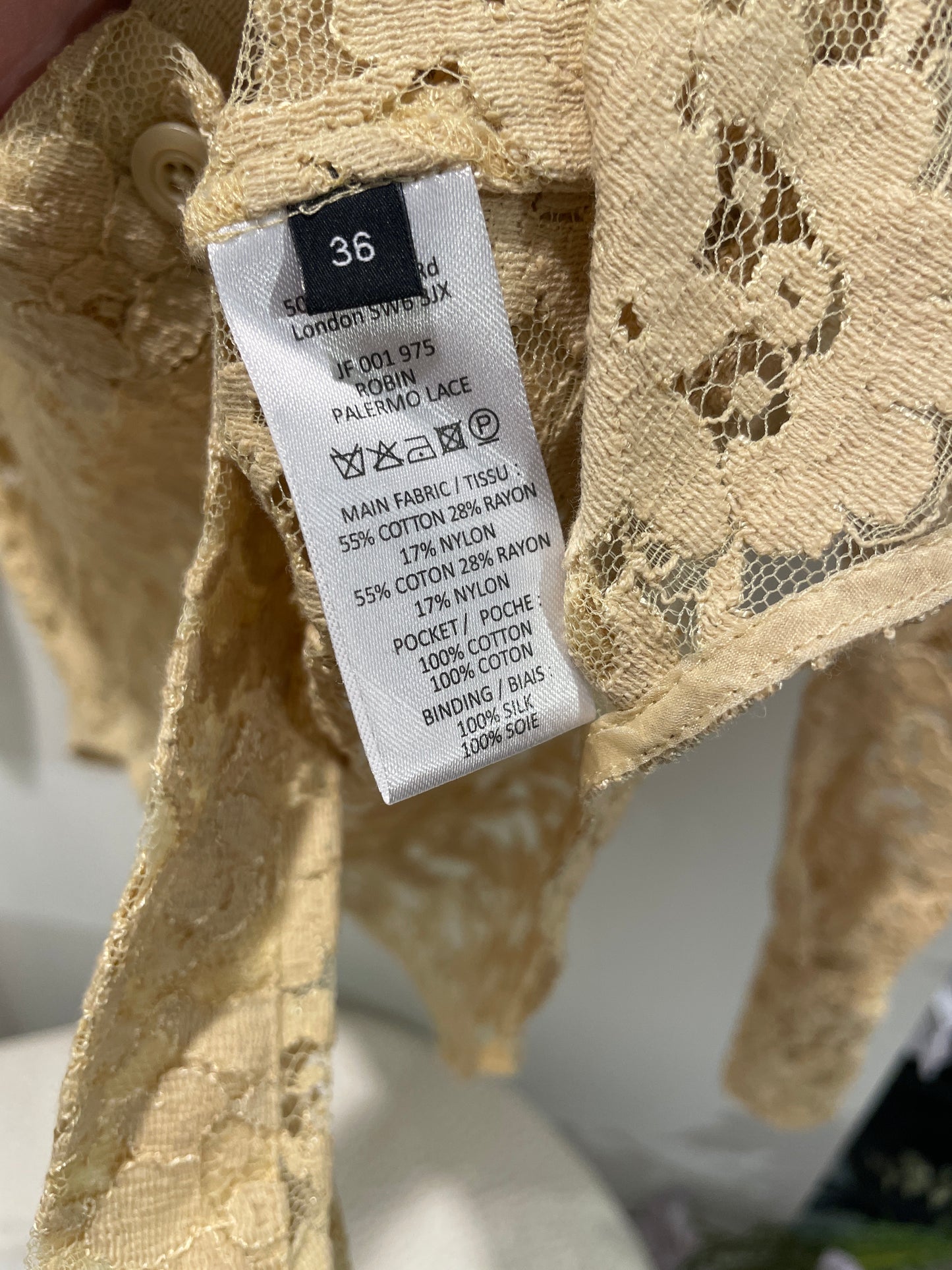 Joseph - shirt og lace -sand/beige - EU36