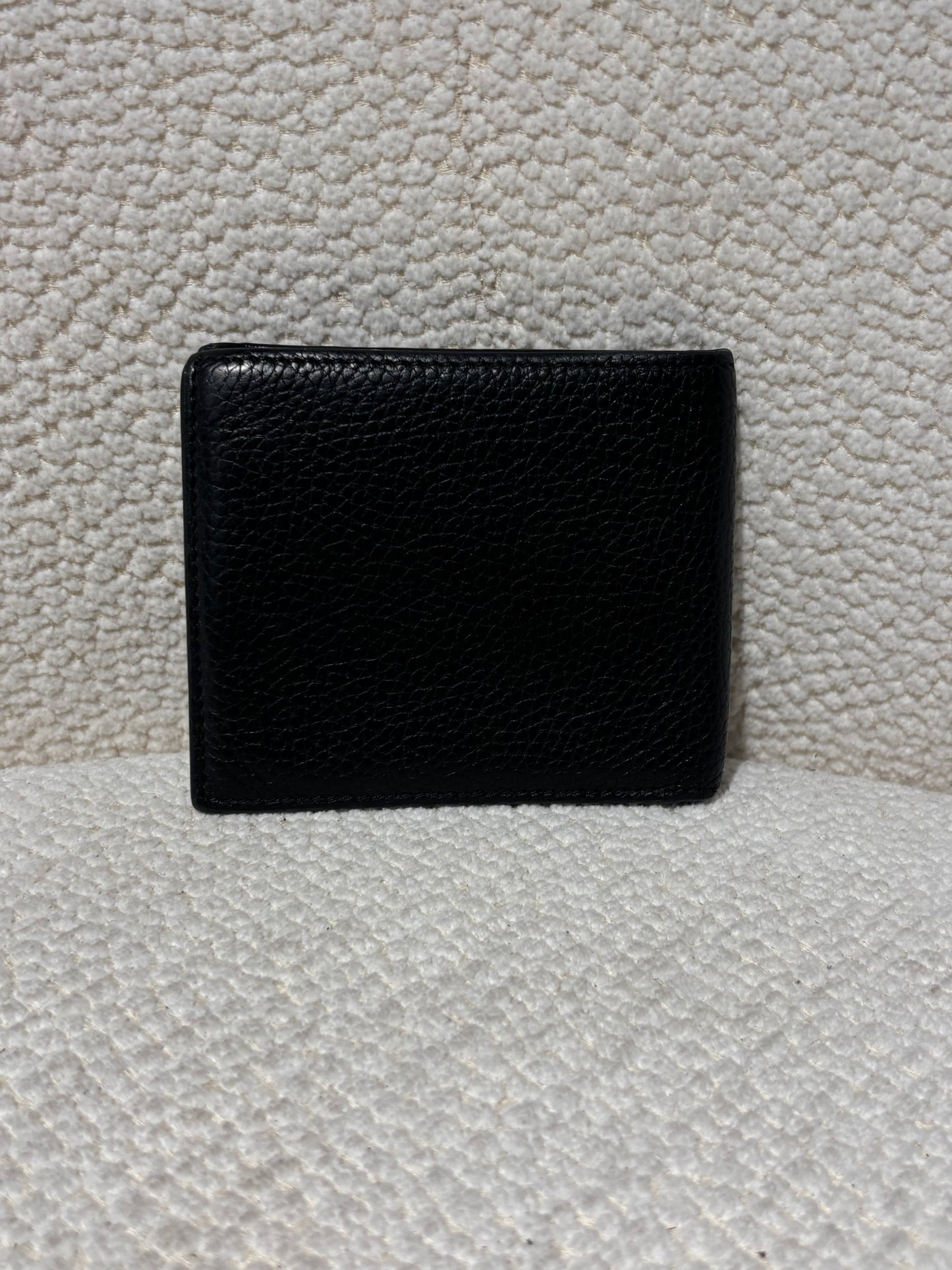Tom Ford Wallet - Black Leather & Logo Text