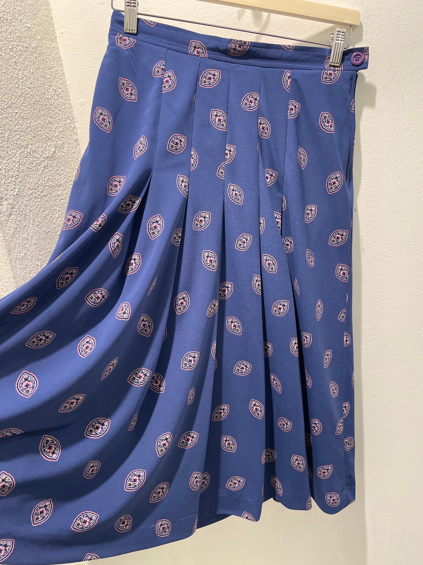 Bleyle Geometric Print Pleated Midi Skirt - EU40