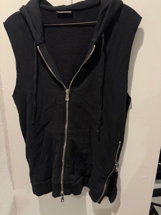 Balmain - top w. zipper - Medinas Wardrobe - M