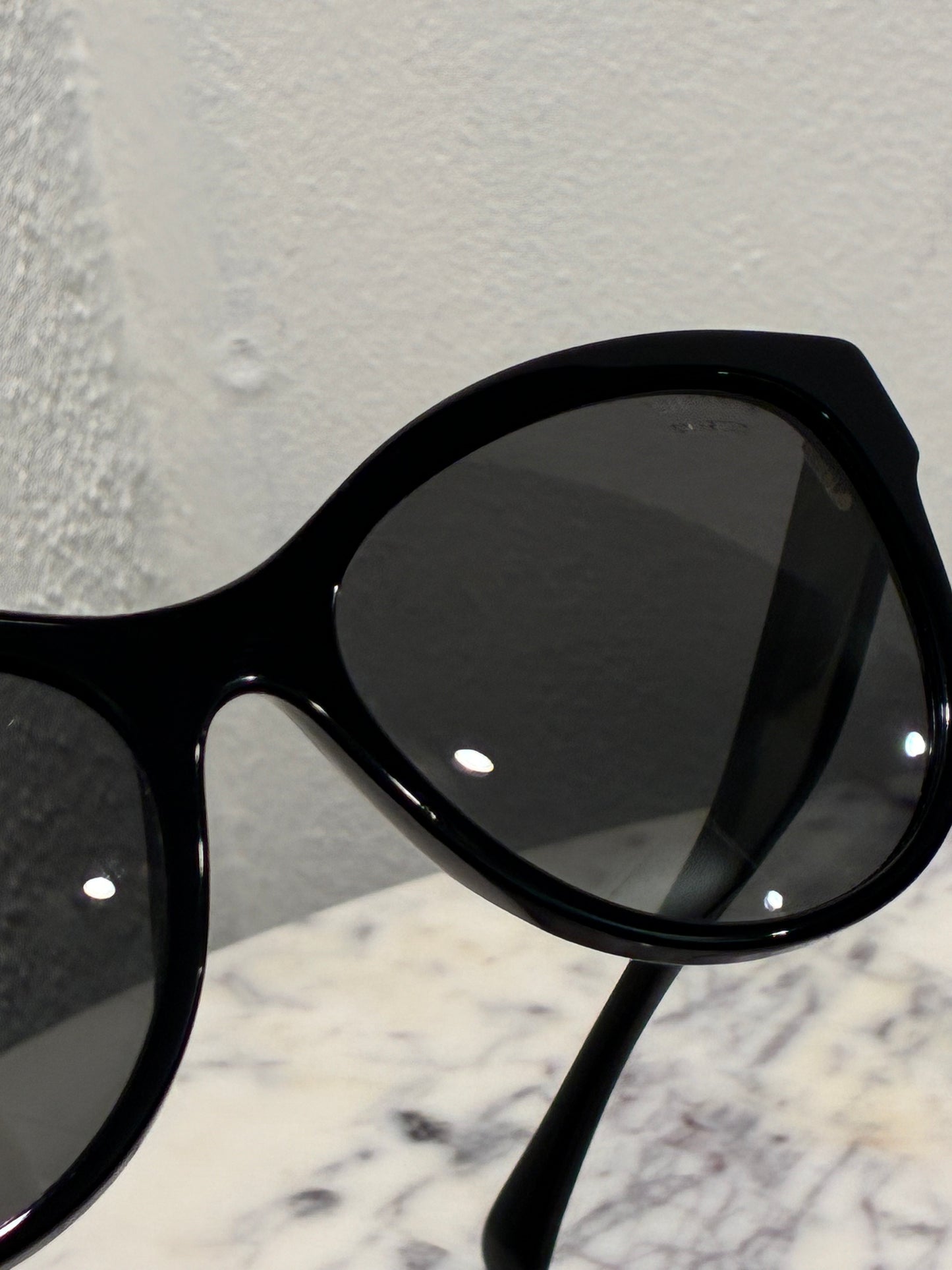 Chanel Sunglasses - Gold CHANEL Logo text