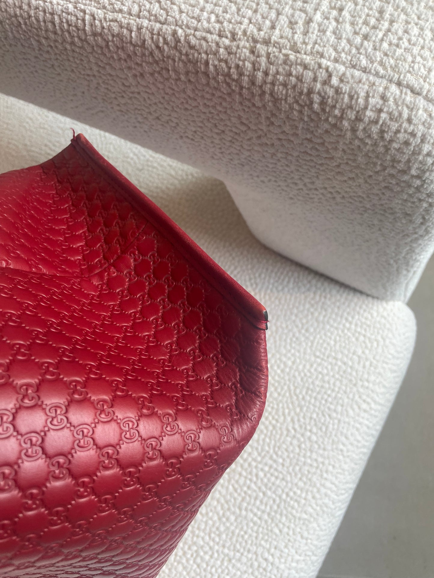 Gucci - Rød læder tote