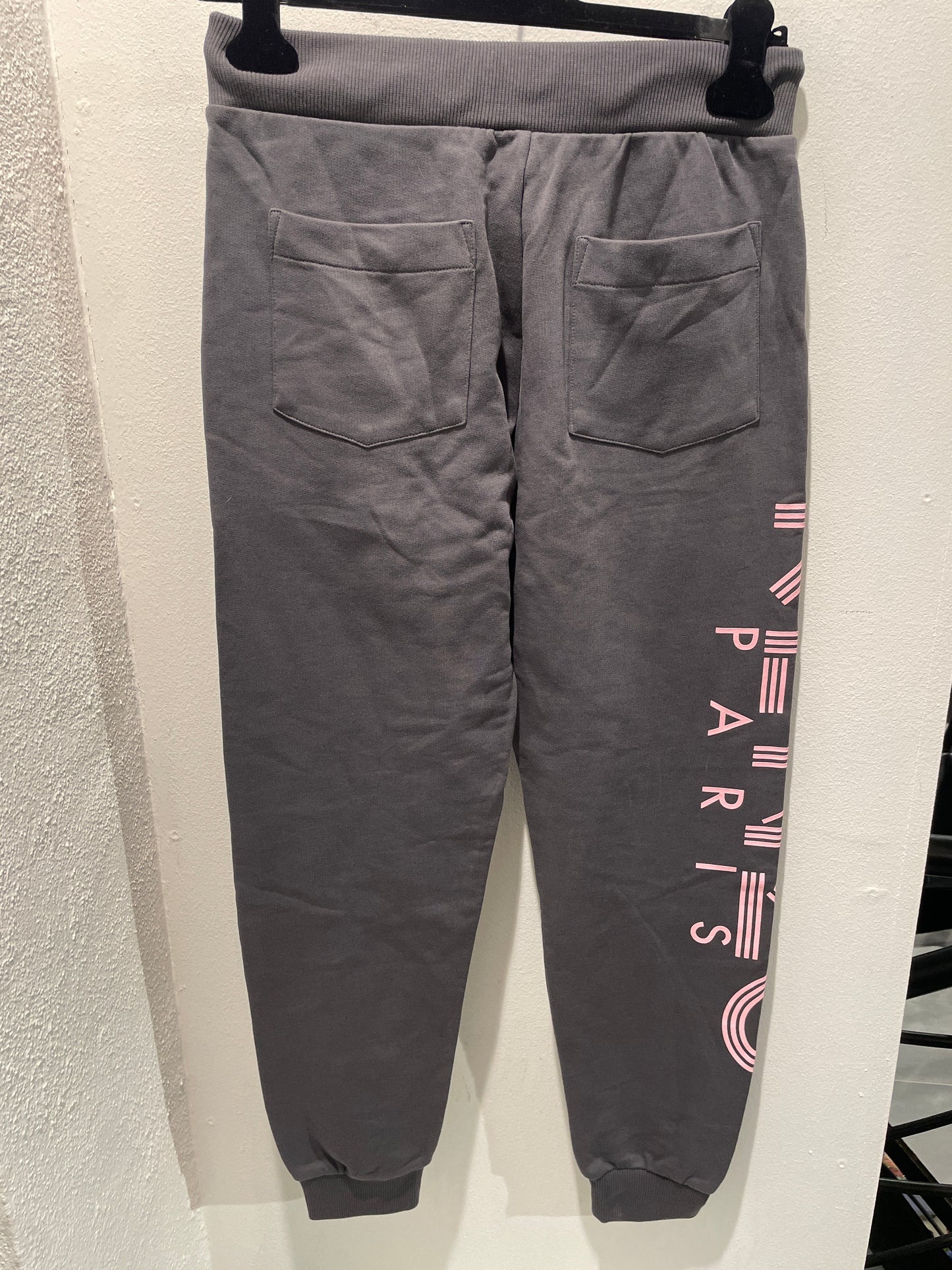 Kenzo Paris – Brand New with Tags Joggers / Trackpants in Charcoal Grey/Pink -
