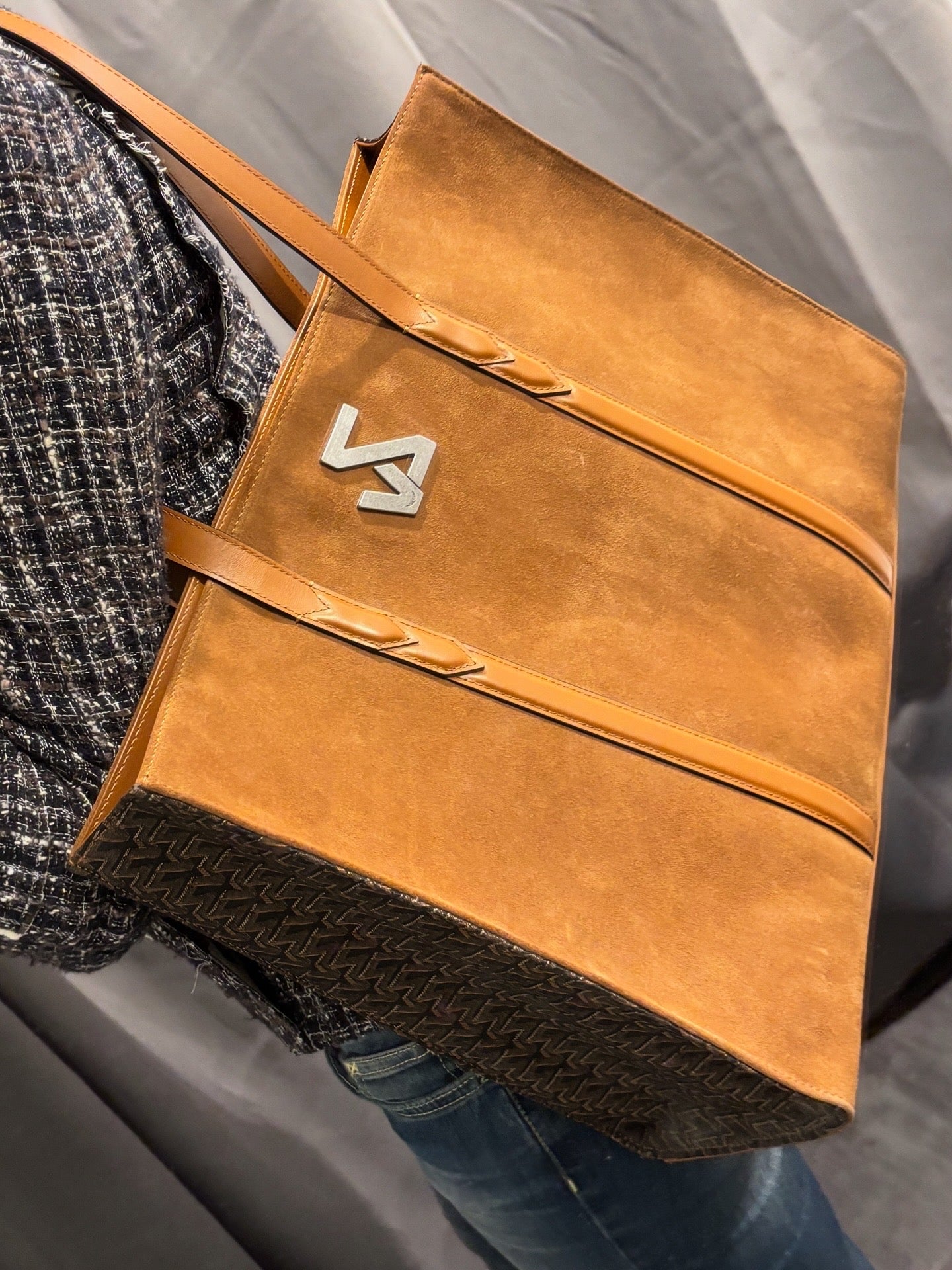 Zadig & Voltaire Tote - Cognac Leather & Suede