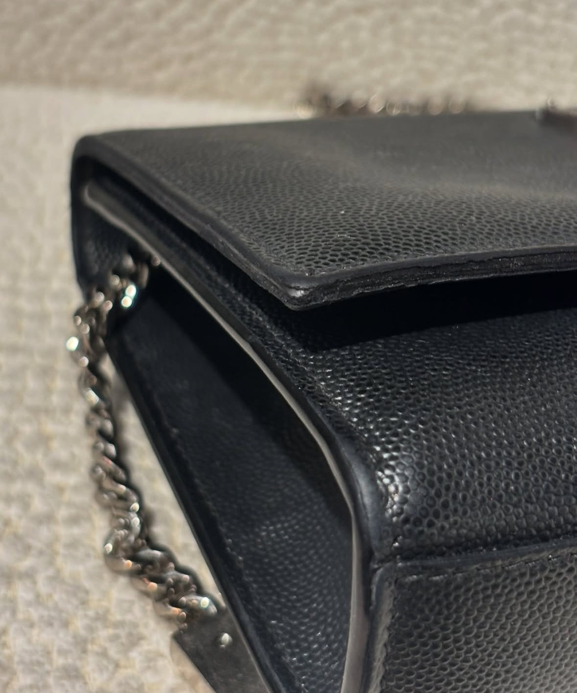 Saint Laurent - Small Kate Bag - Black with Silver Hardware