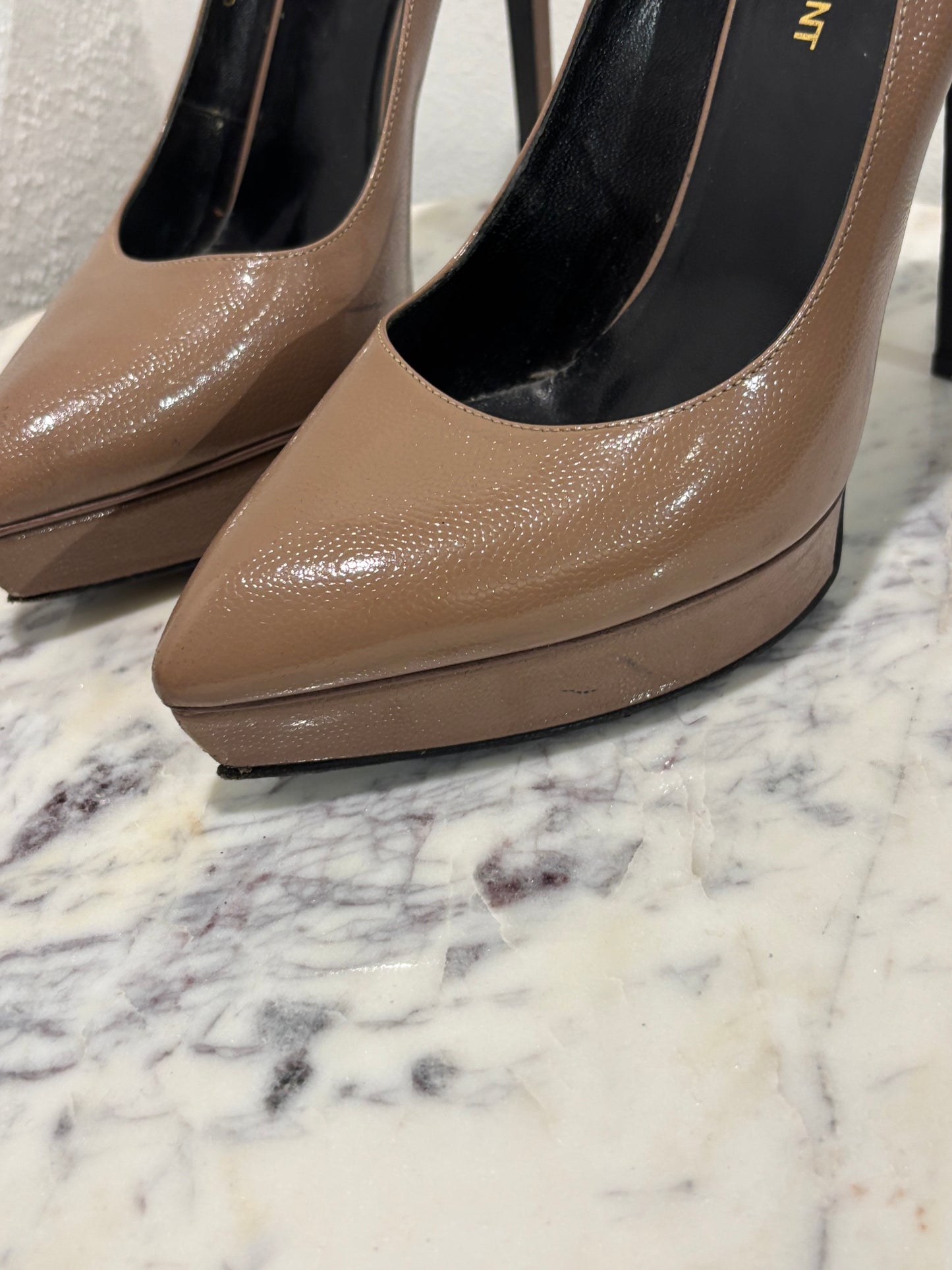 Saint Laurent Heels, platform, 38.5 - Medinas Wardrobe
