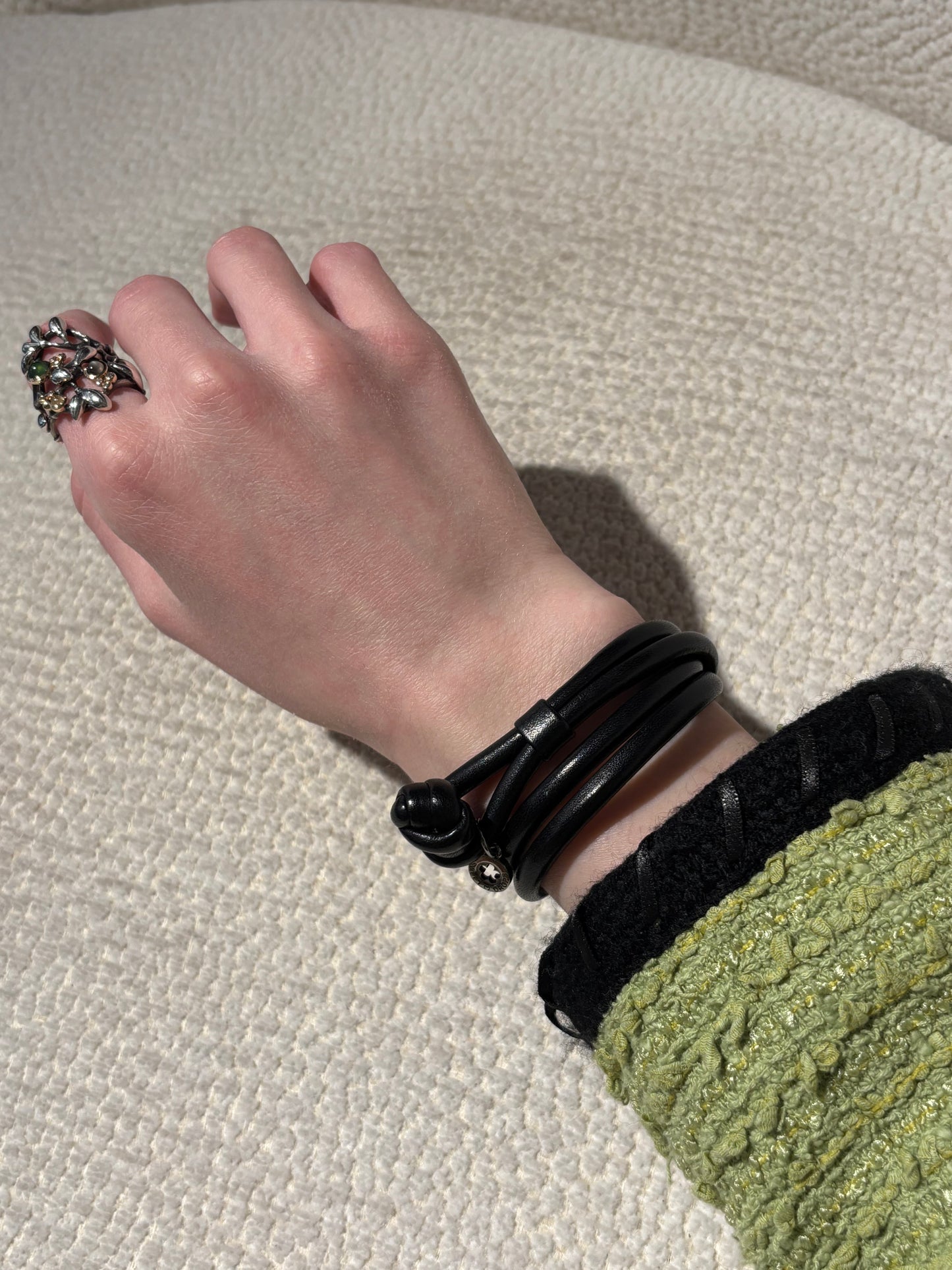 Ole Lynggard Copenhagen - Sweet Drops Bracelet in Leather