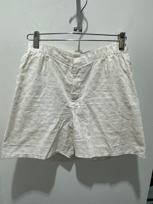 Gucci - Logo Shorts - broderie anglaise - Medinas Wardrobe - XS