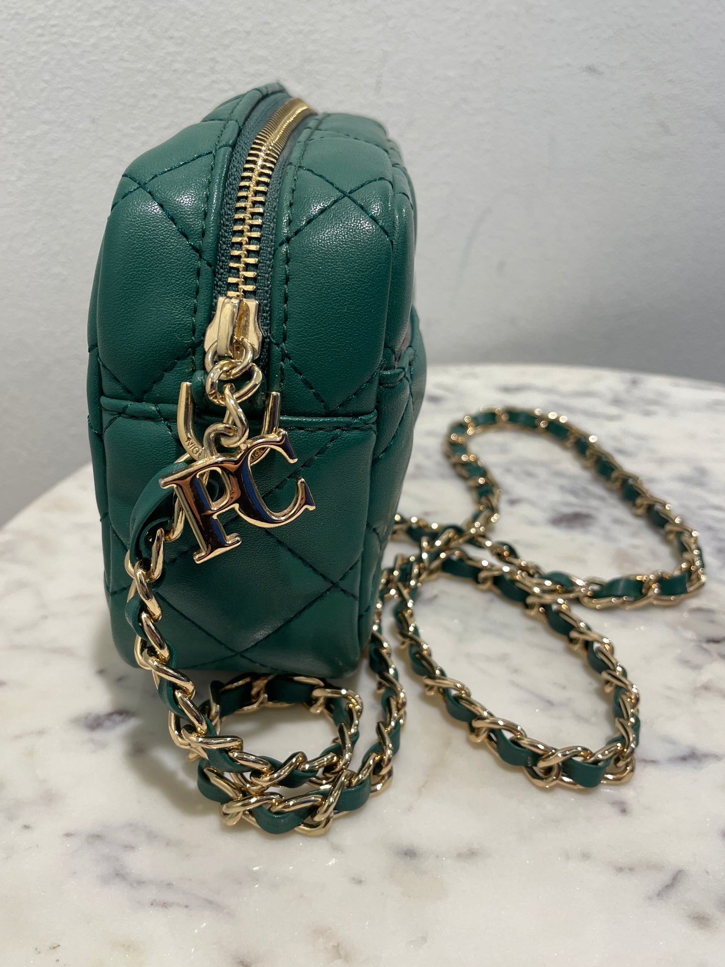 Pierre Cardin Quilted Leather Crossbody Bag