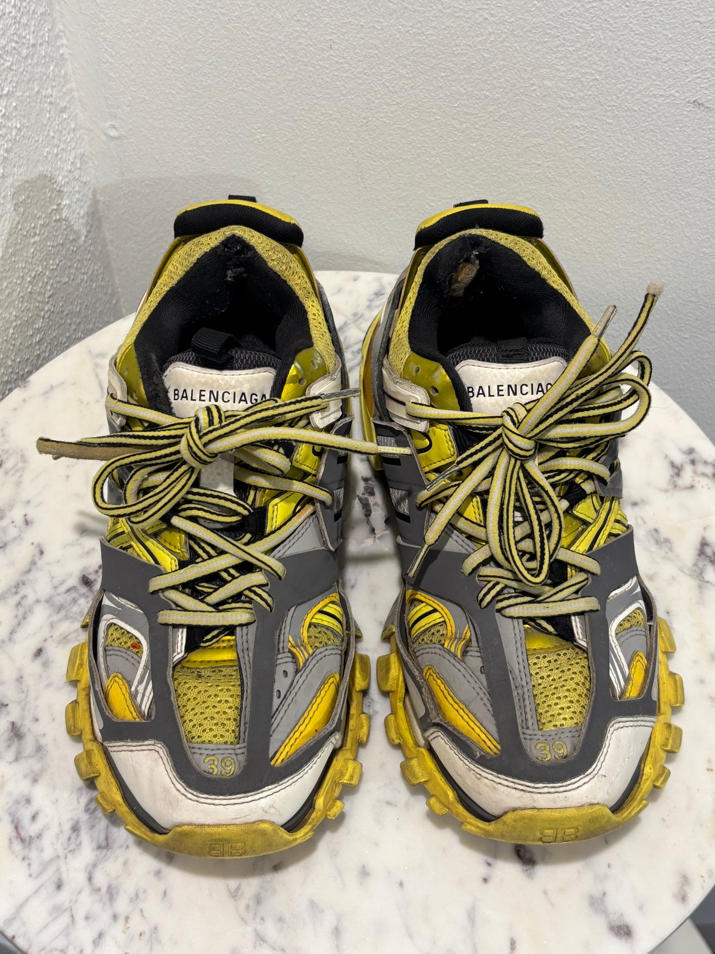 Balenciaga - Track 1.0 - Yellow/Grey/White - EU39 - Medinas Wardrobe