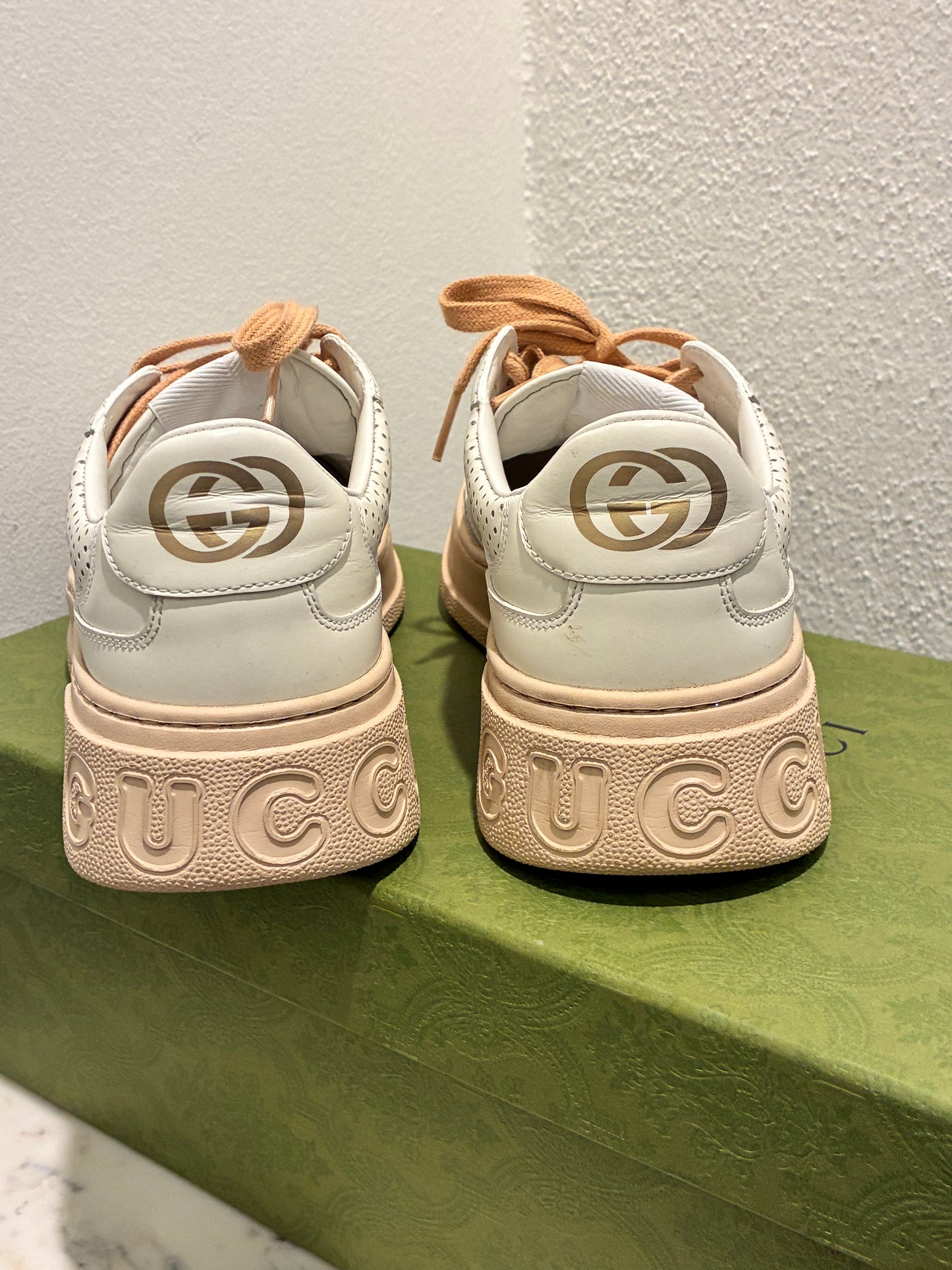 Gucci Sneakers - White & Rose - EU 39,5
