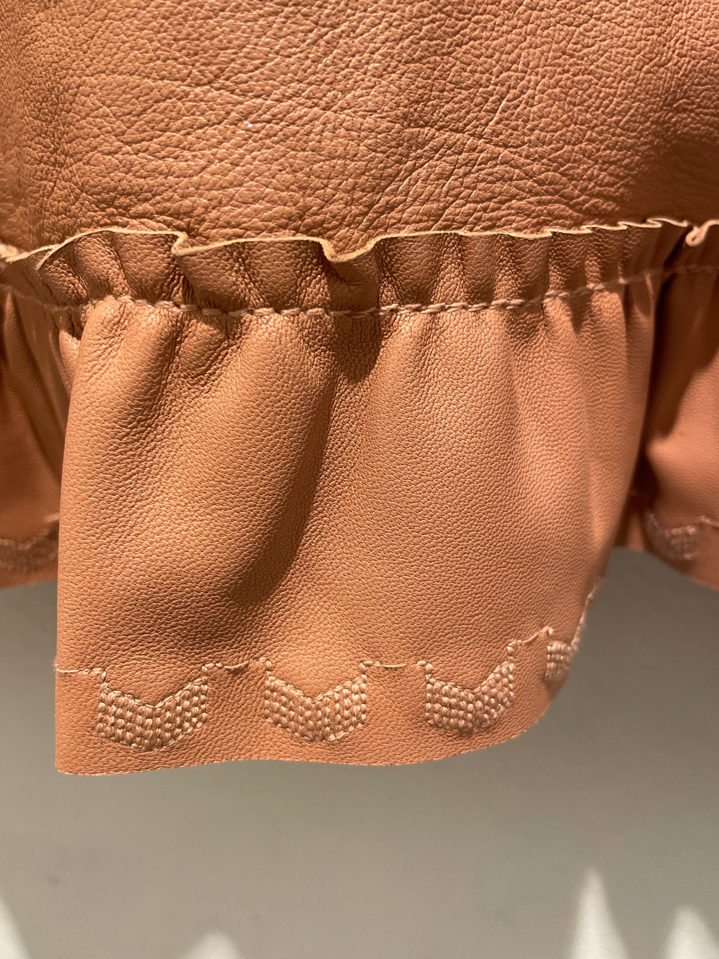 DAY Leather blouse - Old Rose - EU42