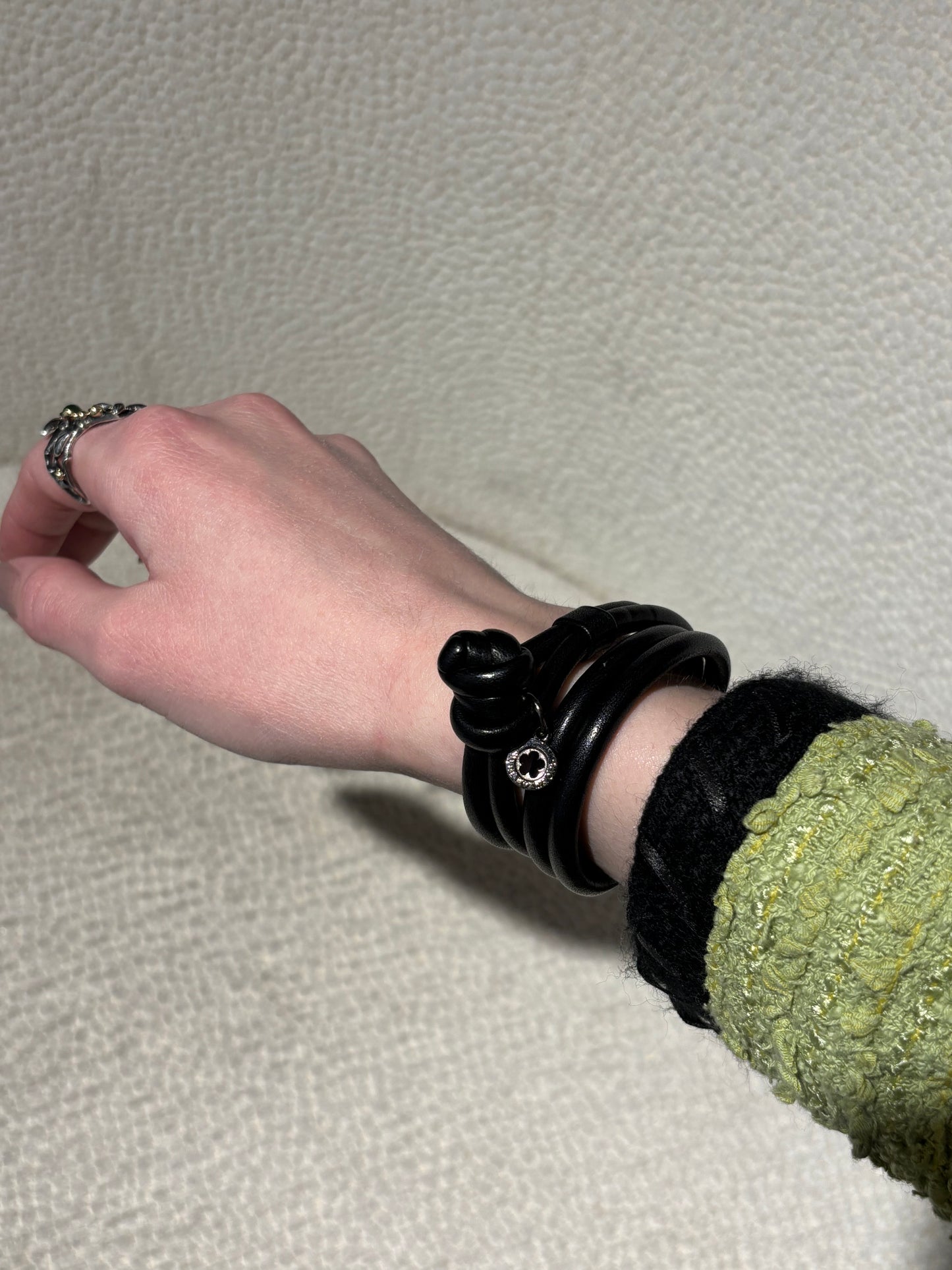 Ole Lynggard Copenhagen - Sweet Drops Bracelet in Leather