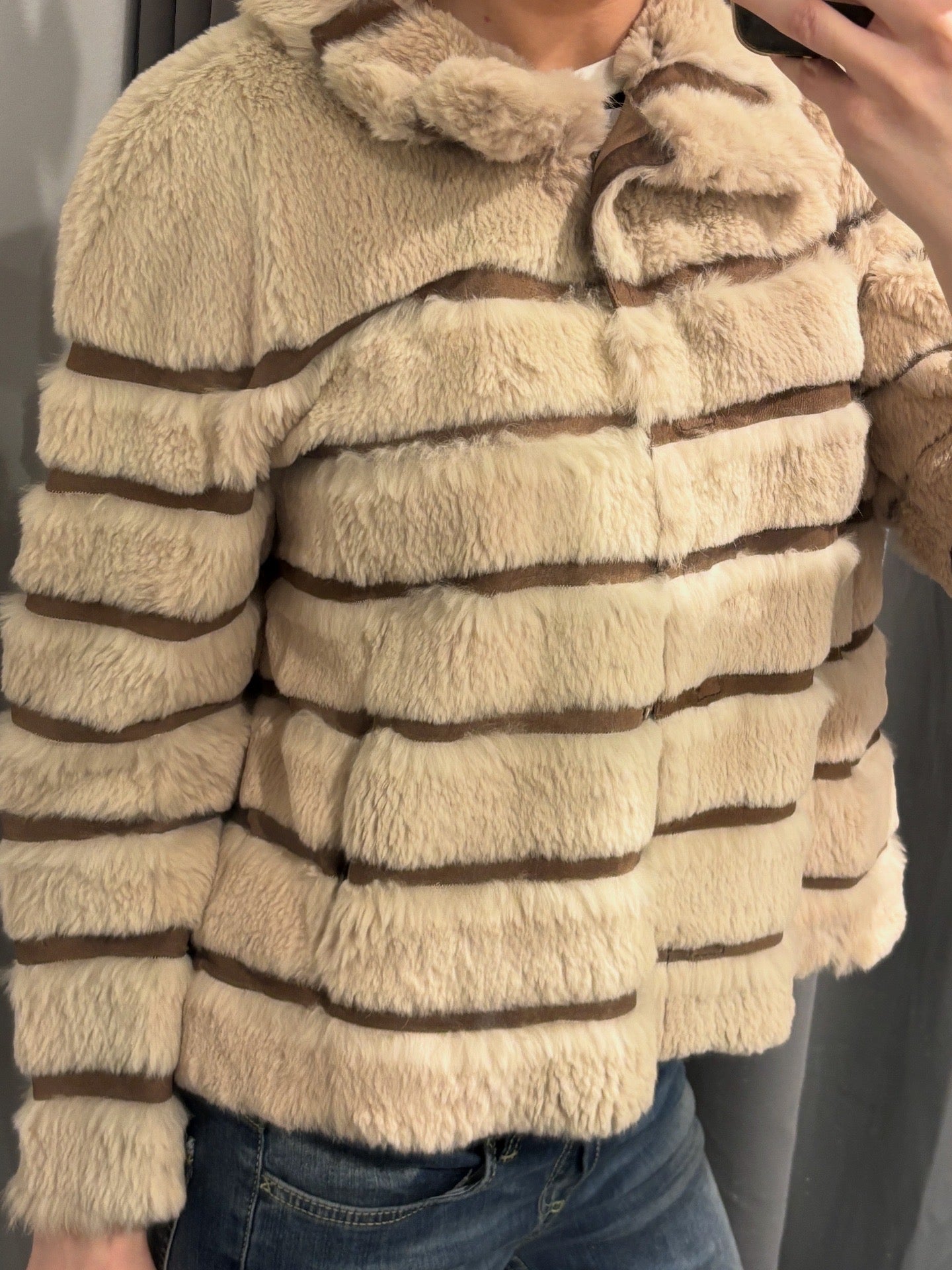 Sten Bergström Short Fur Jacket - Rabbit - Size S-M