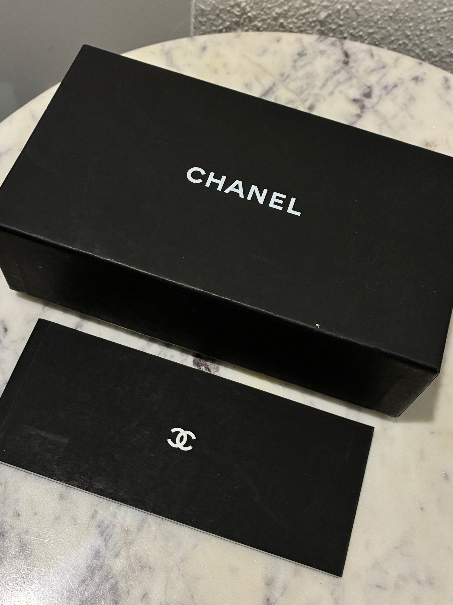 Chanel Sunglasses - Black with CC Pearl Logo