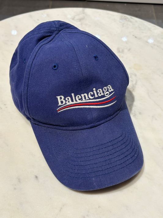 Balenciaga - Logo Cap - Navy - Medinas Wardrobe