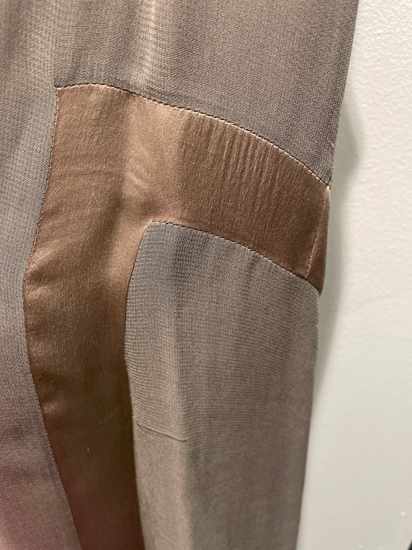 NOUGAT London - silk dress w beads -S/M