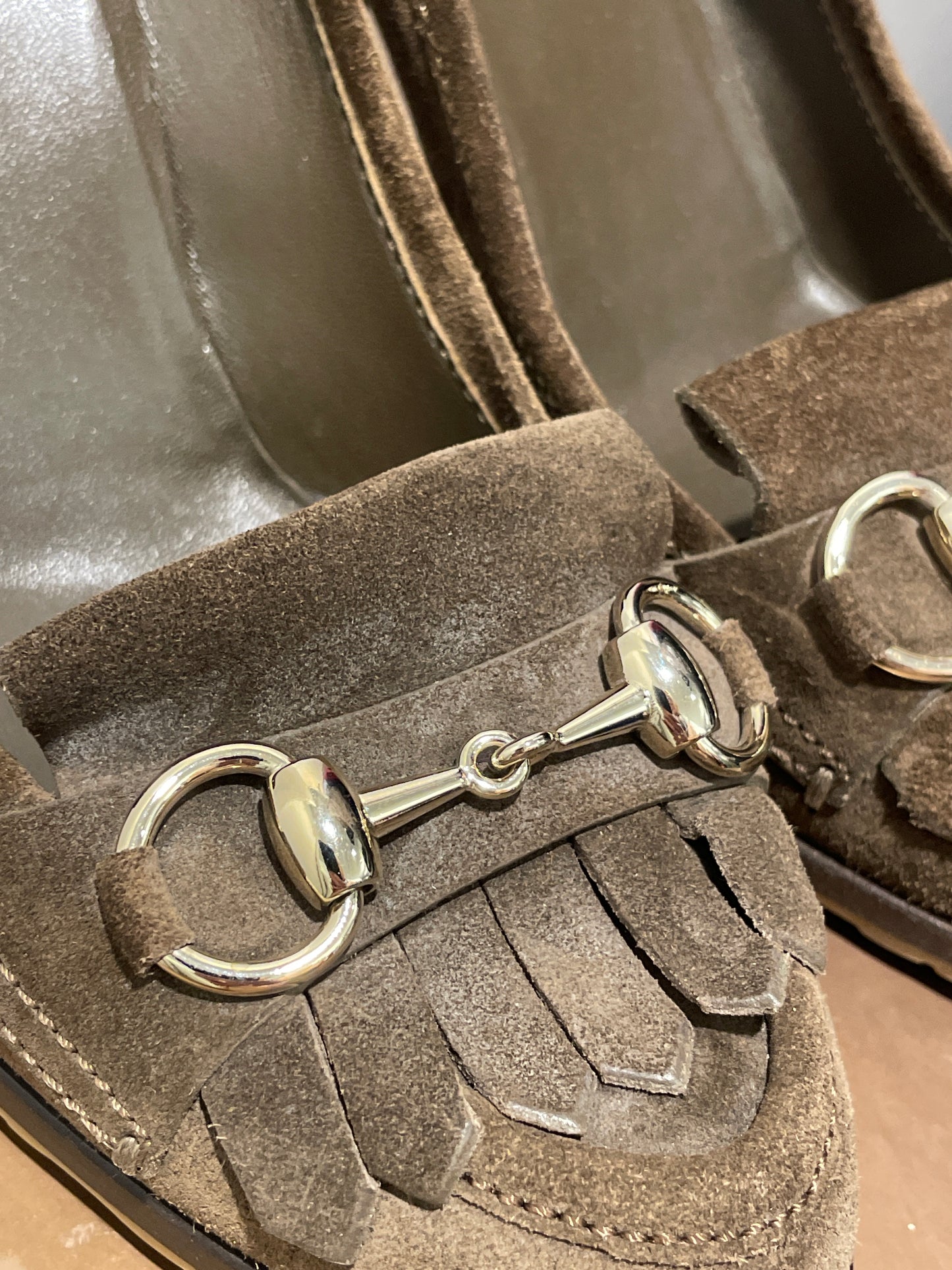 Gucci Vintage Horsebit Suede Pumps – Size EU 40C / Dark Brown