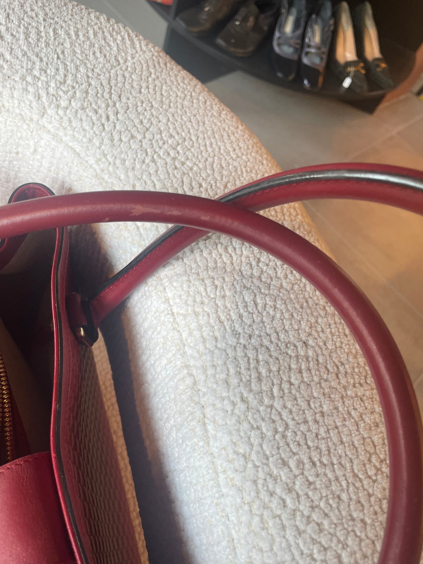 Gucci - Rød læder tote