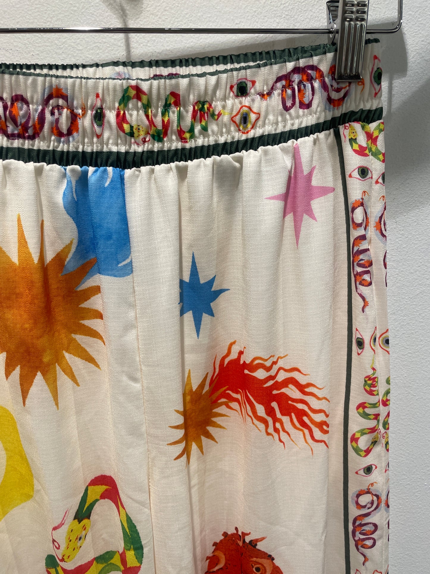 Pants - White w. horse & sun - Medinas Wardrobe - S