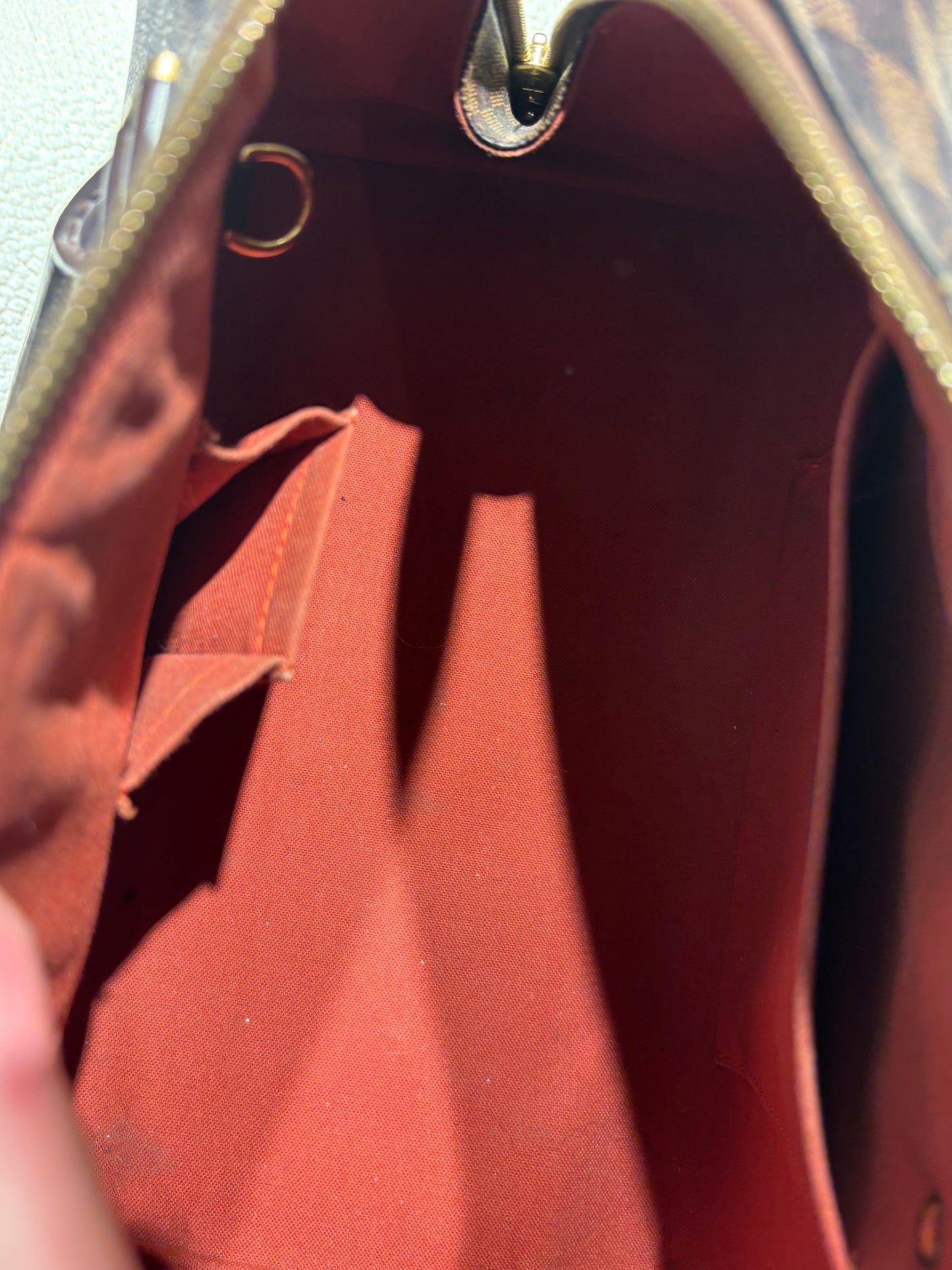 Louis Vuitton Ribera – Damier Ebene Logo Canvas