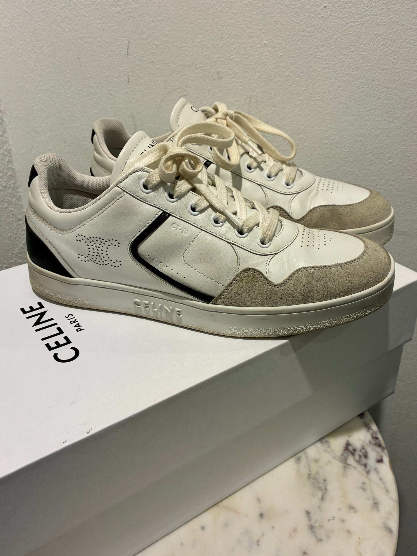 Celine Sneakers  – Classic with Logo - Size 39