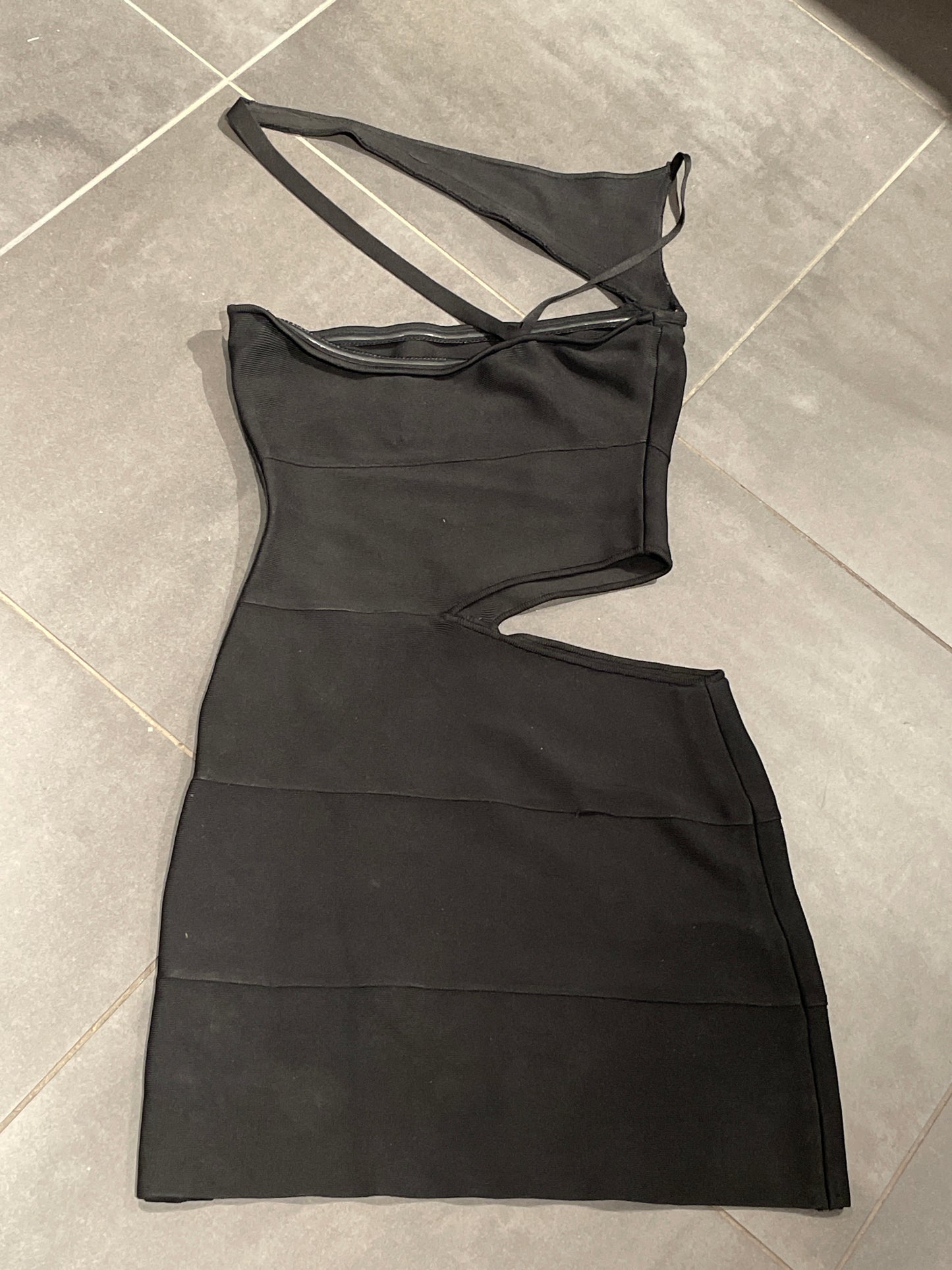 Herve Leger - Black Dress - M - Medinas Wardrobe
