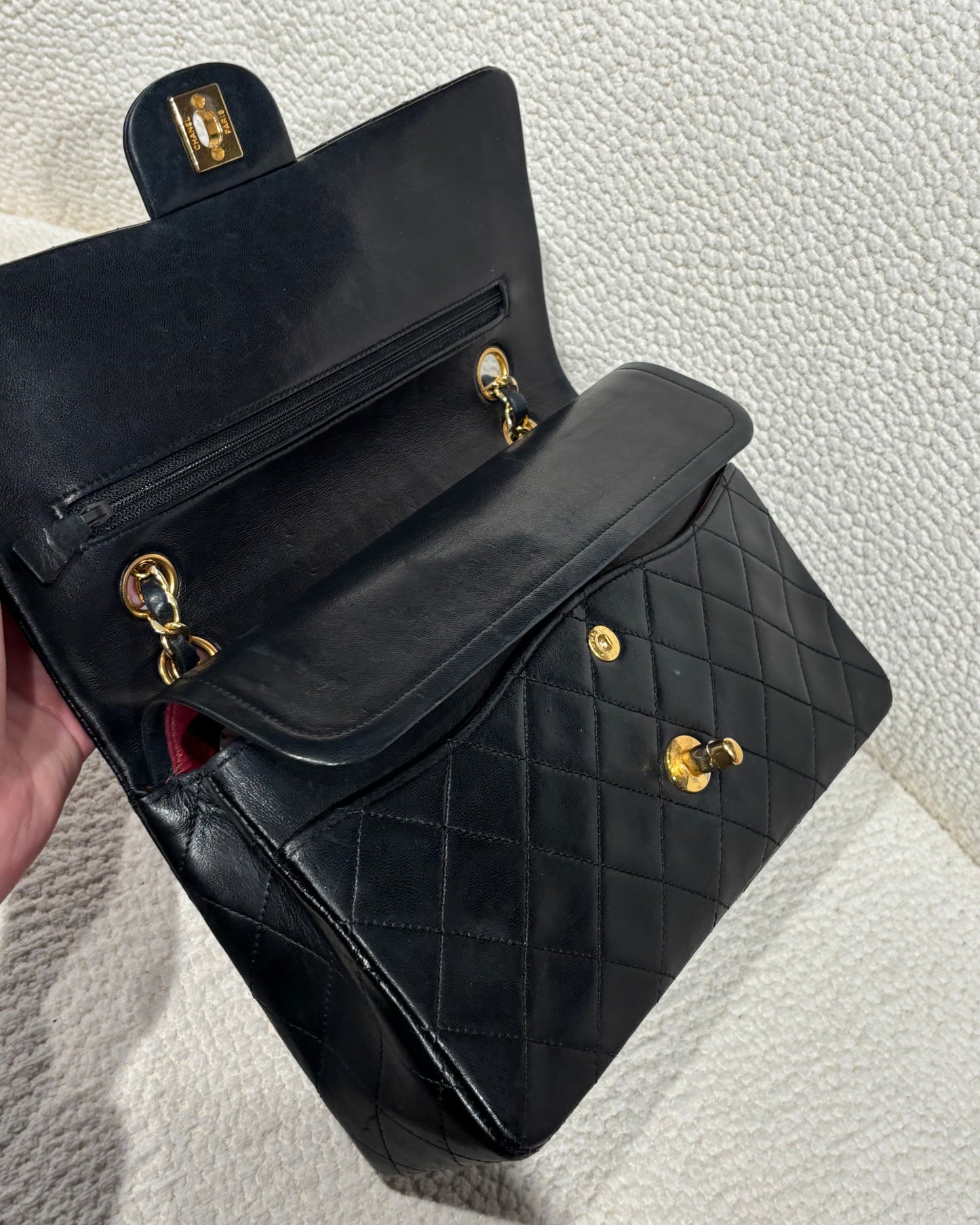 Vintage Chanel Classic Flap Bag - Medium - 24k Hardware