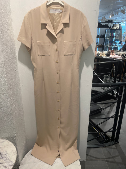 InWear Long Shirt Dress - sand/beige - EU42