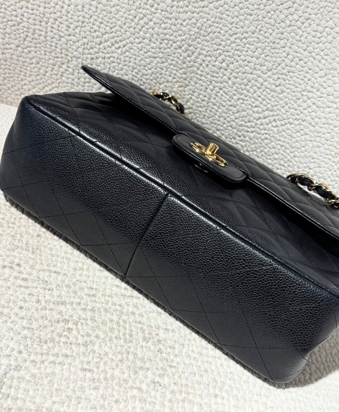 Chanel Classic Caviar Flap Bag Jumbo/large
