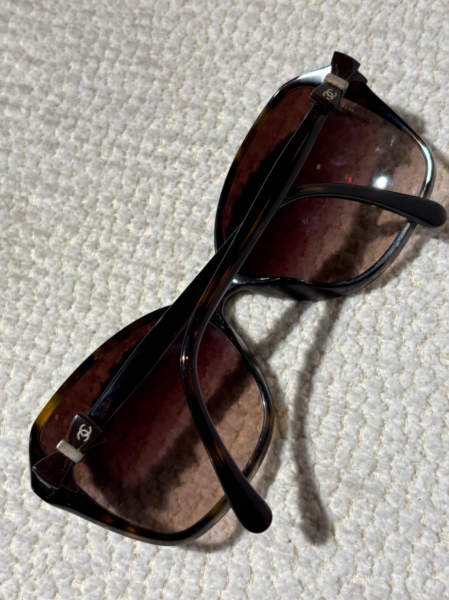 Chanel Sunglasses - Brown with Bow