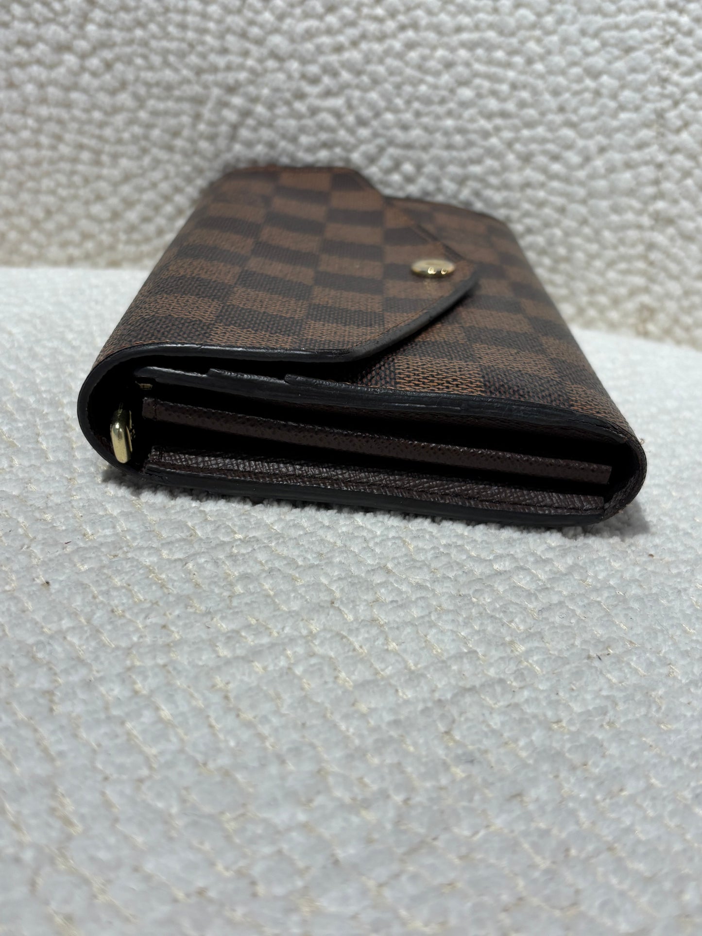 Louis Vuitton Wallet – Damier Ebene Canvas in Brown