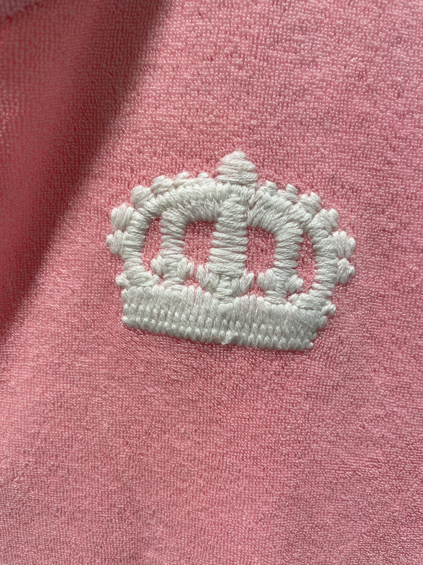 Juicy Couture Black Label Pink Towelling Terry Cloth Zip-Up Hoodie - M