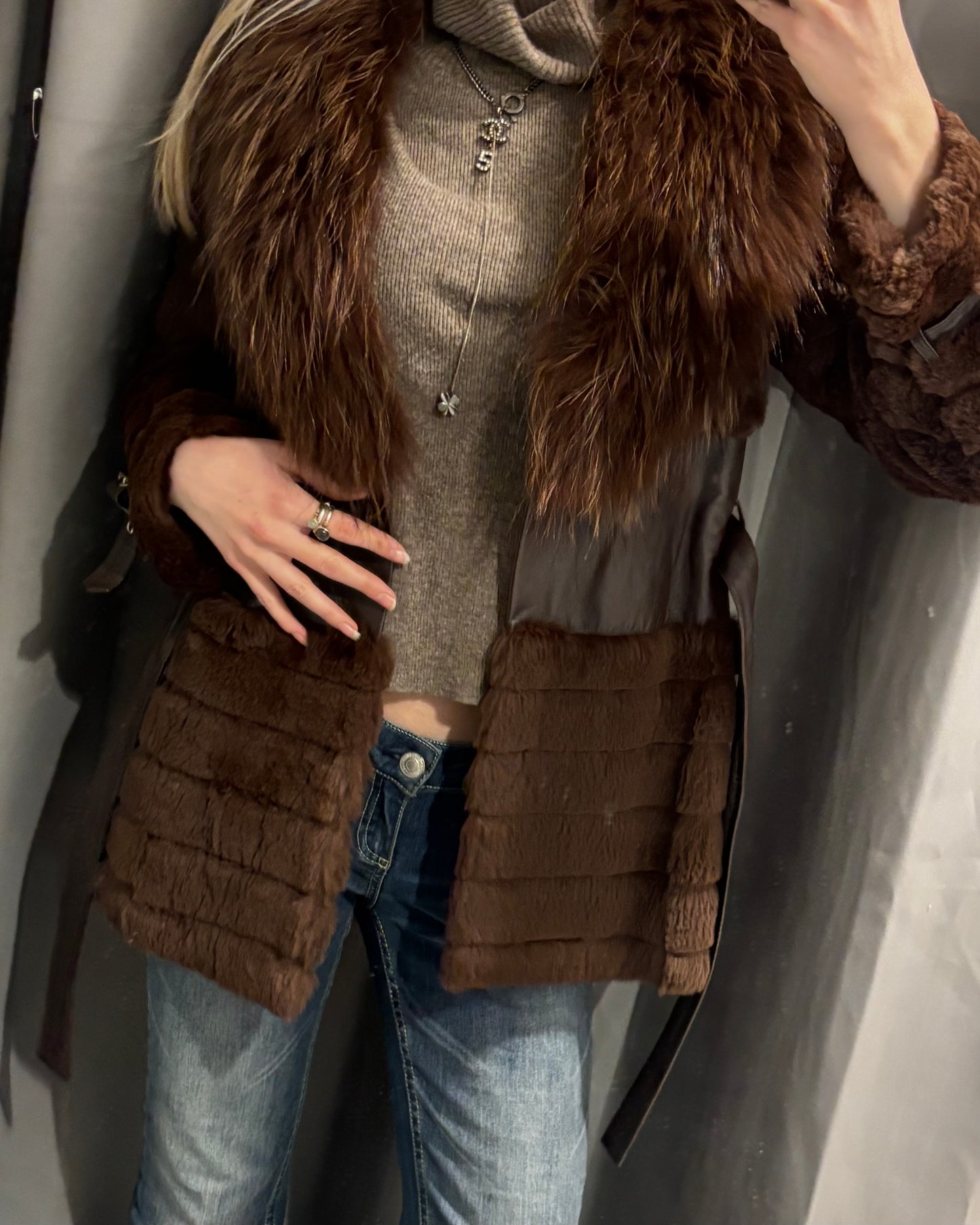 Alex Petersen Fur Jacket - Rabbit & Fox - Size S-L