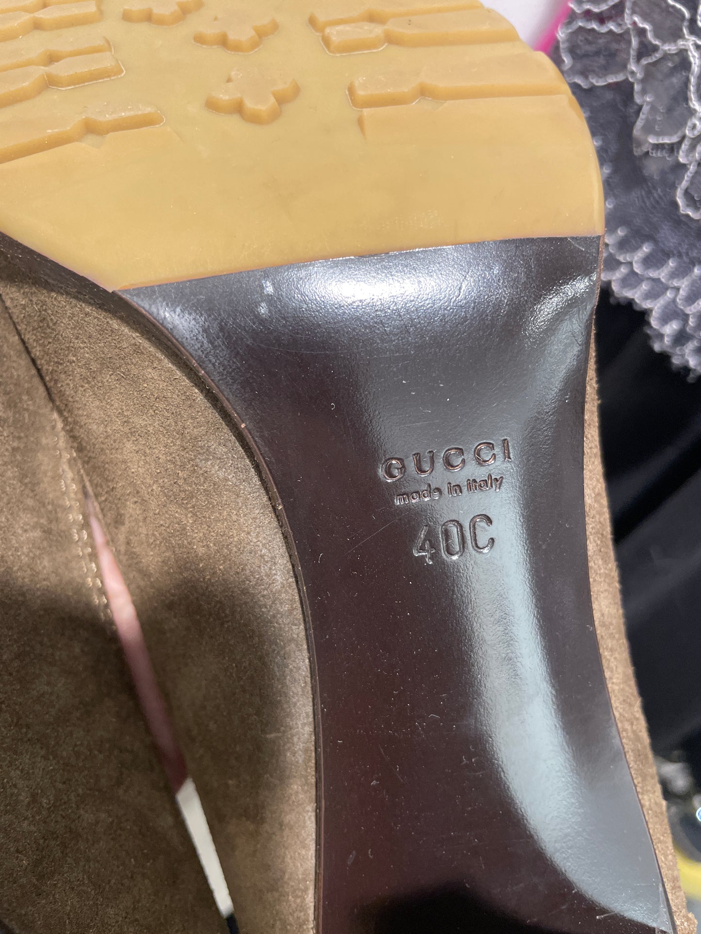 Gucci Vintage Horsebit Suede Pumps – Size EU 40C / Dark Brown