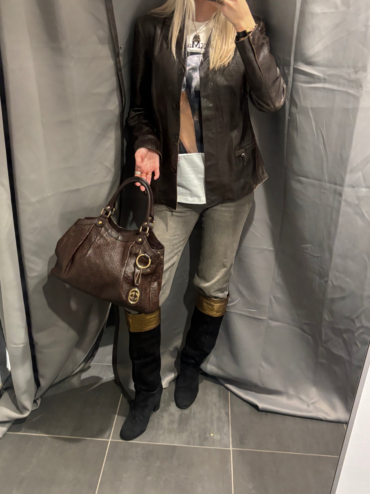 Gucci Sukey Bag – Brown Leather & Gold hardware