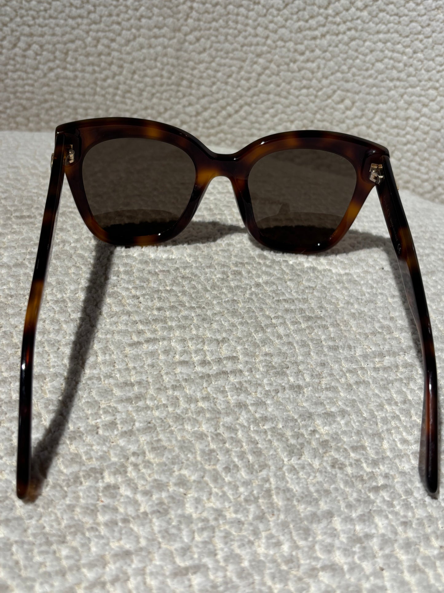 Gucci Sunglasses - Brown with Gold Logo
