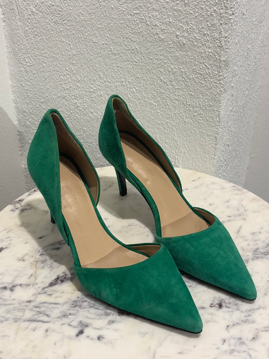 Malene Birger - Heels - Green Suede - 40 - Medinas Wardrobe
