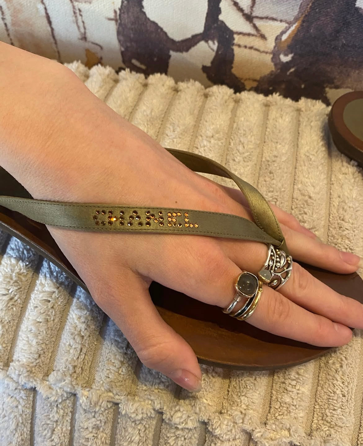 Chanel - Klipklapper - Str. 39