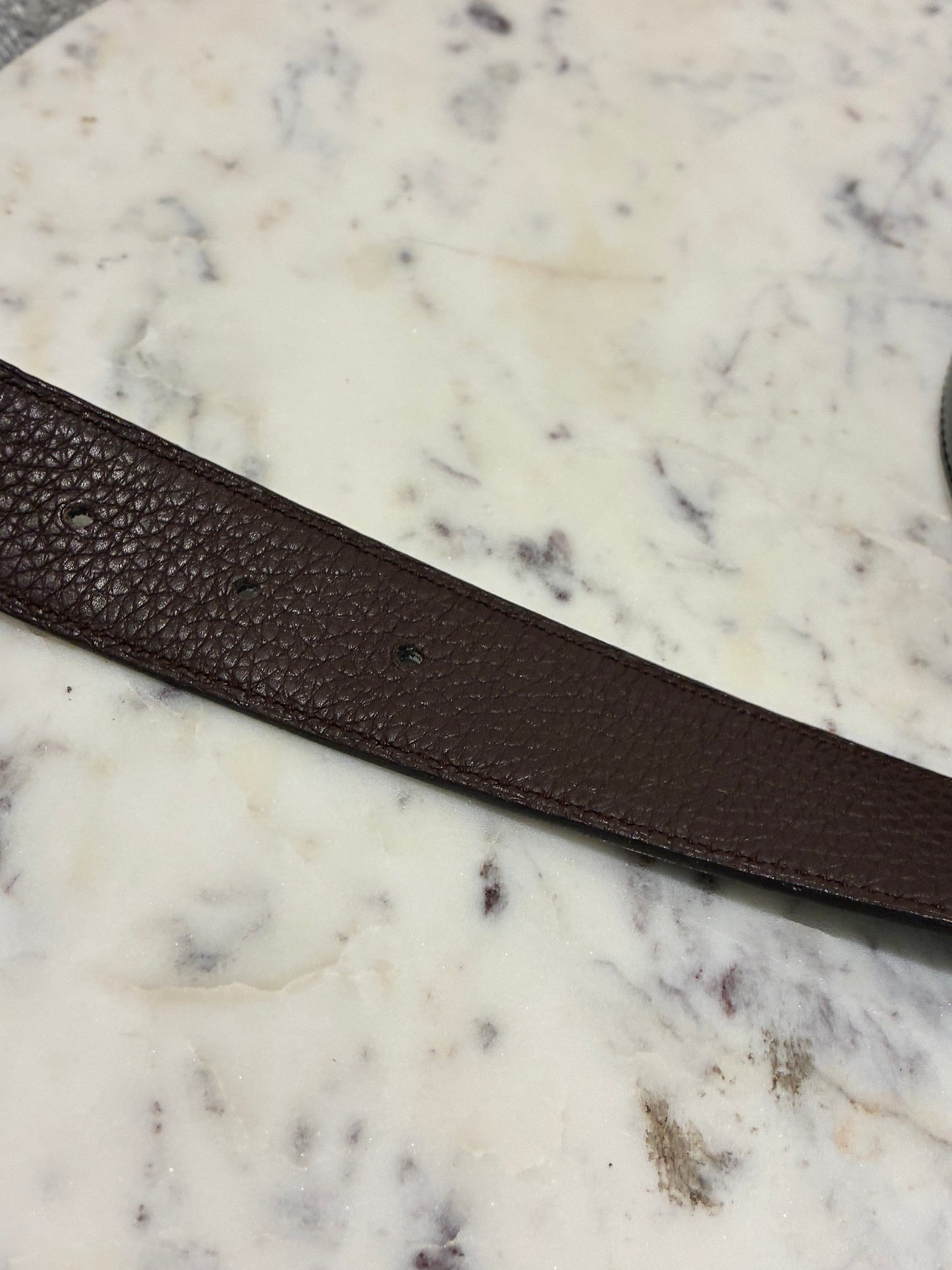 Hermès Reversible H-Belt – Size 85 - Medina’s Wardrobe