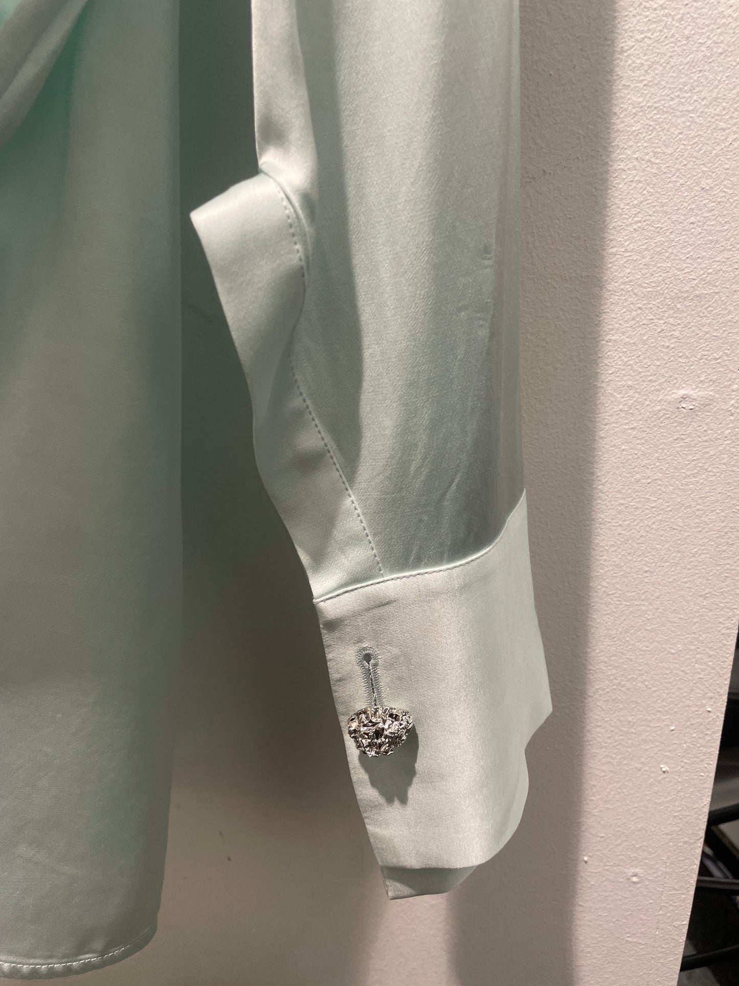 DAY Birger et Mikkelsen - Silk Shirt –  Mint Green - M