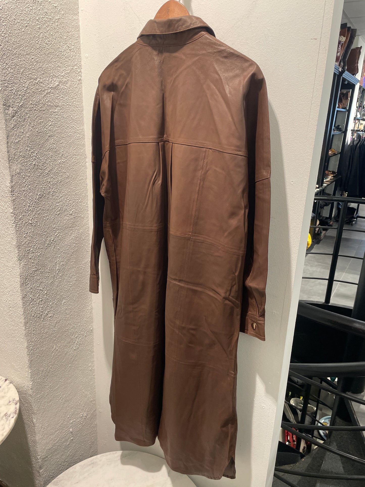 Depeche Leather Dress – Brown (New & Unworn) -S/M